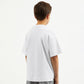 Gulliver White Short Sleeve T-shirt for Boy Party-Art Object