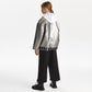 Gulliver Jacket Silver for Girls Junior-Ice