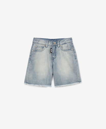 Gulliver Light Blue Denim Shorts for Girl Mini-Smoothie