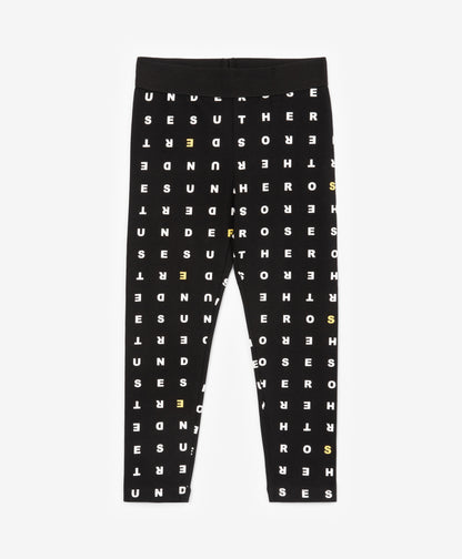 Gulliver Leggings Black for Girls Mini - Baccara
