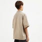 Gulliver Beige Linen Short Sleeve Shirt for Boy Junior-Decoupage