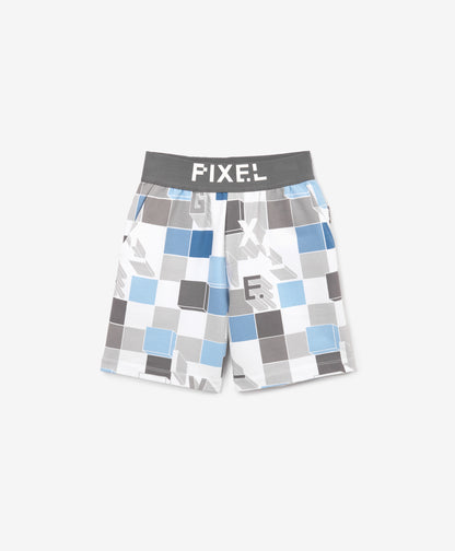 Gulliver Multicolor French Terry Shorts with Elastic Waist for Boy Mini-Pixels