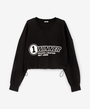 Gulliver Sweatshirt Black for Girls Junior-Ice