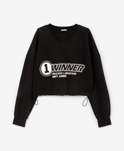Gulliver Sweatshirt Black for Girls Junior-Ice