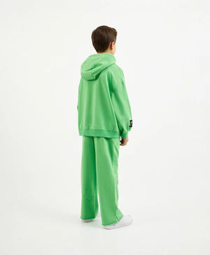 Gulliver Light Green Distressed Hoodie for Boy Junior-Matrix