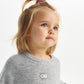 Gulliver Dress Gray for Girls Baby-Snow Leopard