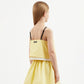 Gulliver Yellow Cropped Top for Girl Junior-Arboretum