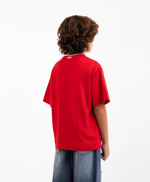 Gulliver Red Short Sleeve T-shirt for Boy Junior-Transit