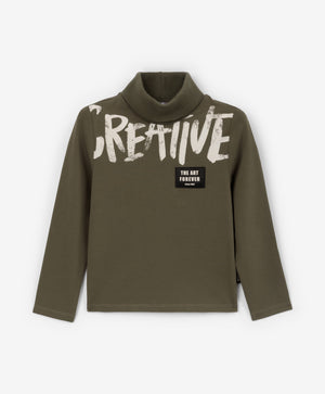Gulliver Turtleneck Khaki for Boys Mini - Layout