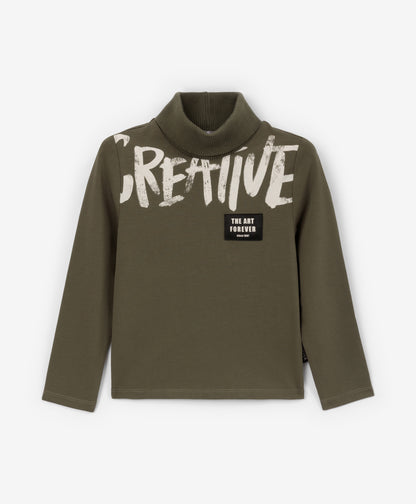 Gulliver Turtleneck Khaki for Boys Mini - Layout