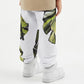 Gulliver White Knitted Jogger Pants with Asymmetrical Print for Girl Mini-Ecuador