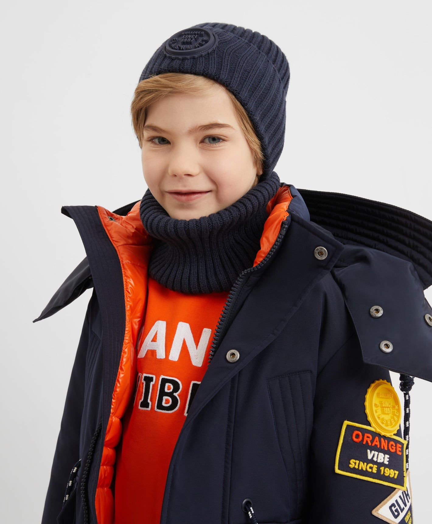 Gulliver Knitted Navy blue Hat for Boys