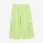 Gulliver Light Green Linen Cargo Pants for Girl Mini-Ecuador