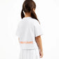 Gulliver Oversized T-Shirt with Embossed Decor for Girl Mini-Court