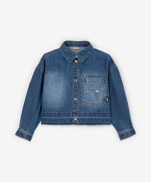 Gulliver Denim shirt Blue for Girls Mini - Irbis