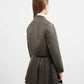 Gulliver Cropped Vintage Gray Eco-Leather Blazer for Girls