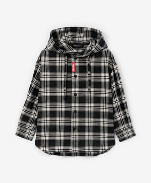 Gulliver Shirt long sleeve Black for Boys Mini - Tartan