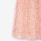 Gulliver Girls Sleeveless Pink Dress with Textured Feather Fabric-Rose Quartz