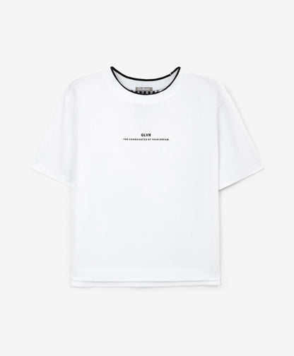 Gulliver White Short Sleeve T-shirt for Boy Mini-Lighthouse