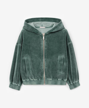 Gulliver Hoodie Sea wave color for Girls Mini - Polar Owl