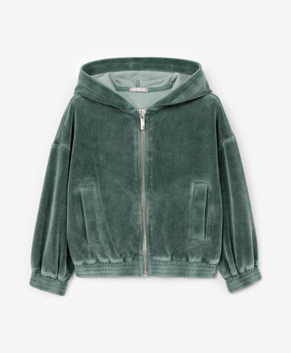 Gulliver Hoodie Sea wave color for Girls Mini - Polar Owl