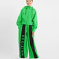 Gulliver Wide-Leg Green Knit Trousers for Girls