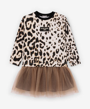 Gulliver Dress Beige for Girls Mini - Irbis