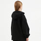 Gulliver Black Zip Up Hoodies for Girl Junior-Arboretum