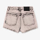 Gulliver Pink High Waist Mini Denim Shorts with Contrast Wash for Girl Junior-Ballet