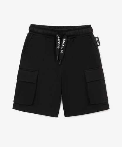 Gulliver Black Knit Shorts for Boy Mini-Lighthouse