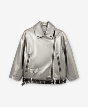 Gulliver Jacket Silver for Girls Junior-Ice