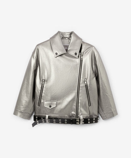 Gulliver Jacket Silver for Girls Junior-Ice