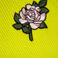 Gulliver Girls' Yellow Knitted Turtleneck with Flower Appliqu