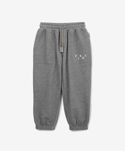 Gulliver Gray French Terry Jogger Pants for Boy Mini-Pixels