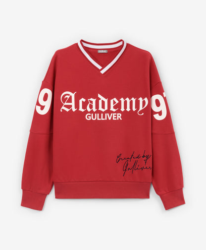 Gulliver Sweatshirt Red for Boys Junior-College