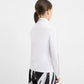 Gulliver White Turtleneck with Sleeve Detailing for Girls