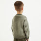Gulliver Khaki Cardigan with Uneven Dye Effect for Boy Mini-Expedition