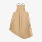 Gulliver Beige Cotton A Line Sleeveless Dress for Girl Mini-Ecuador