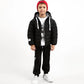 Gulliver  Black Quilted Jacket for Boy Mini-Lighthouse