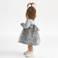 Gulliver Dress Gray for Girls Baby-Snow Leopard