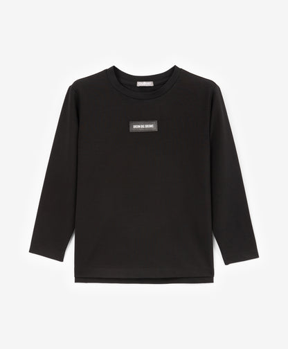 Gulliver Long sleeve t-shirt Black for Boys Mini - Tartan