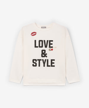 Gulliver Long sleeve t-shirt Milky color for Girls Mini - Irbis