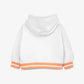 Gulliver White Hoodie with Typographic Print for Girl Mini-Court