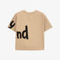 Gulliver Oversized Short-Sleeve Beige T-Shirt Girl Mini-Ecuador