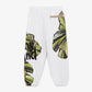 Gulliver White Knitted Jogger Pants with Asymmetrical Print for Girl Mini-Ecuador