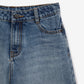 Gulliver Light Blue Denim Shorts fro Girl Junior-Hot Heart