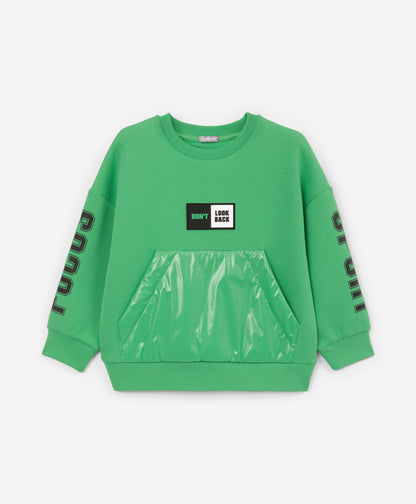 Gulliver Sweatshirt Green for Boys Mini - Drafting