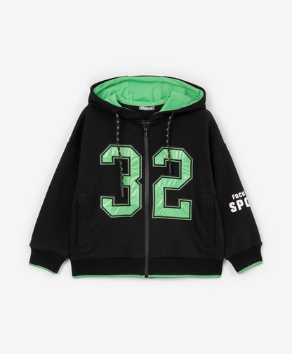 Gulliver Hoodie Black for Boys Mini - Draftin