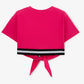 Gulliver Cropped Short-Sleeve T-Shirt with Front Knot for Girl Mini-Smoothie