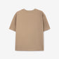 Gulliver Beige Relaxed Fit Short Sleeve T-Shirt for Boy Junior-Decoupage
